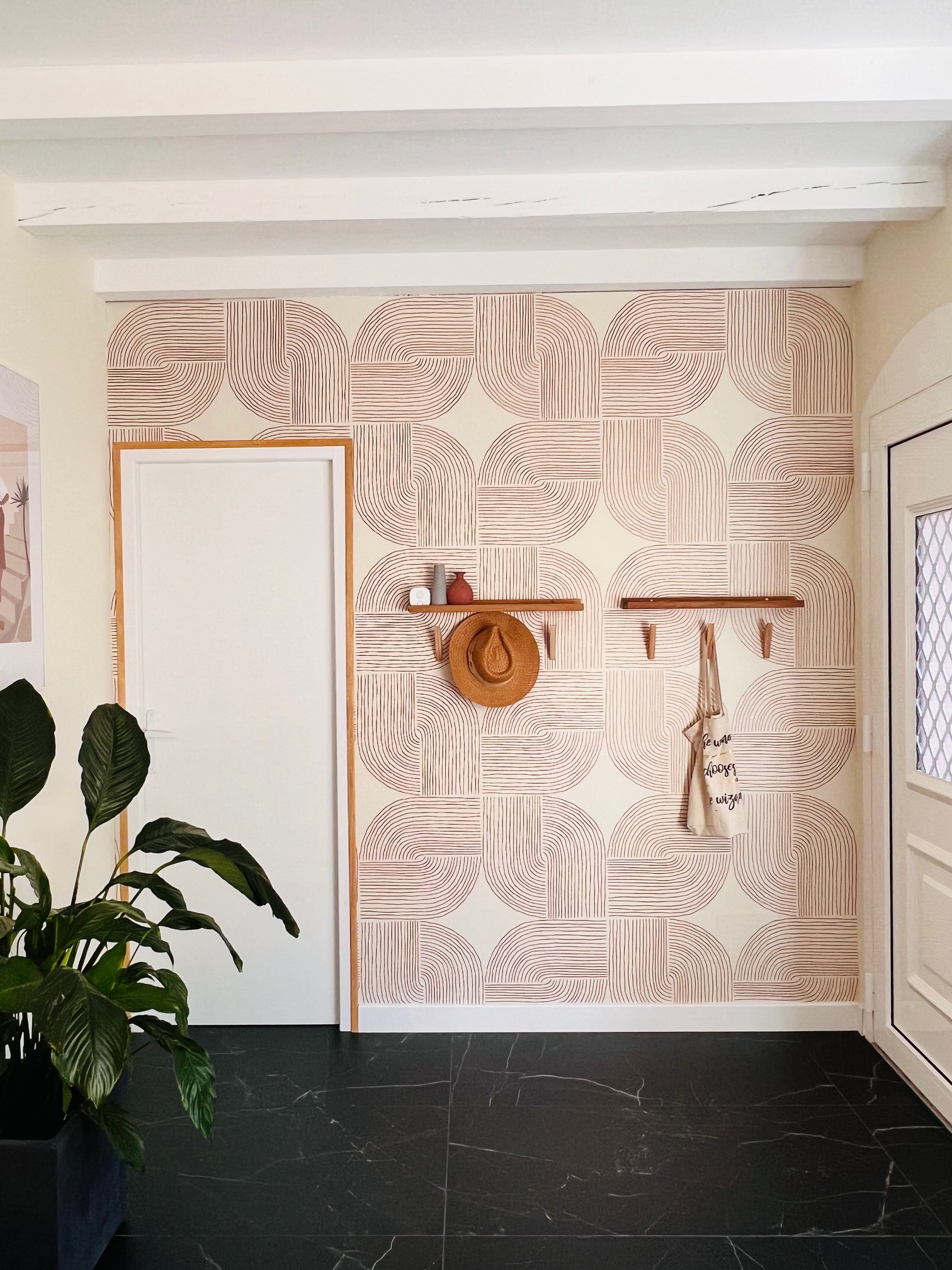 Entrée avec nouvelle déco