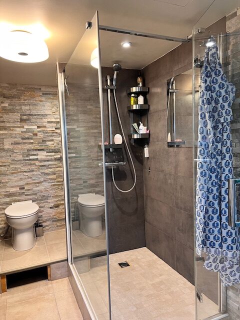 Douche avant rénovation Sanybroyeur